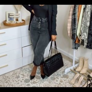 Zara slouchy paper bag jeans
